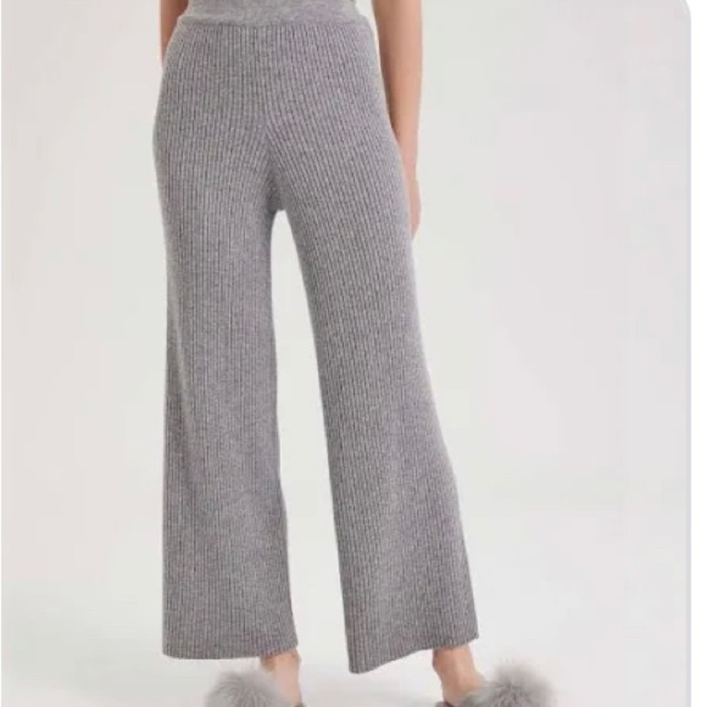 NAP Cashmere rib-knit leisure bottom